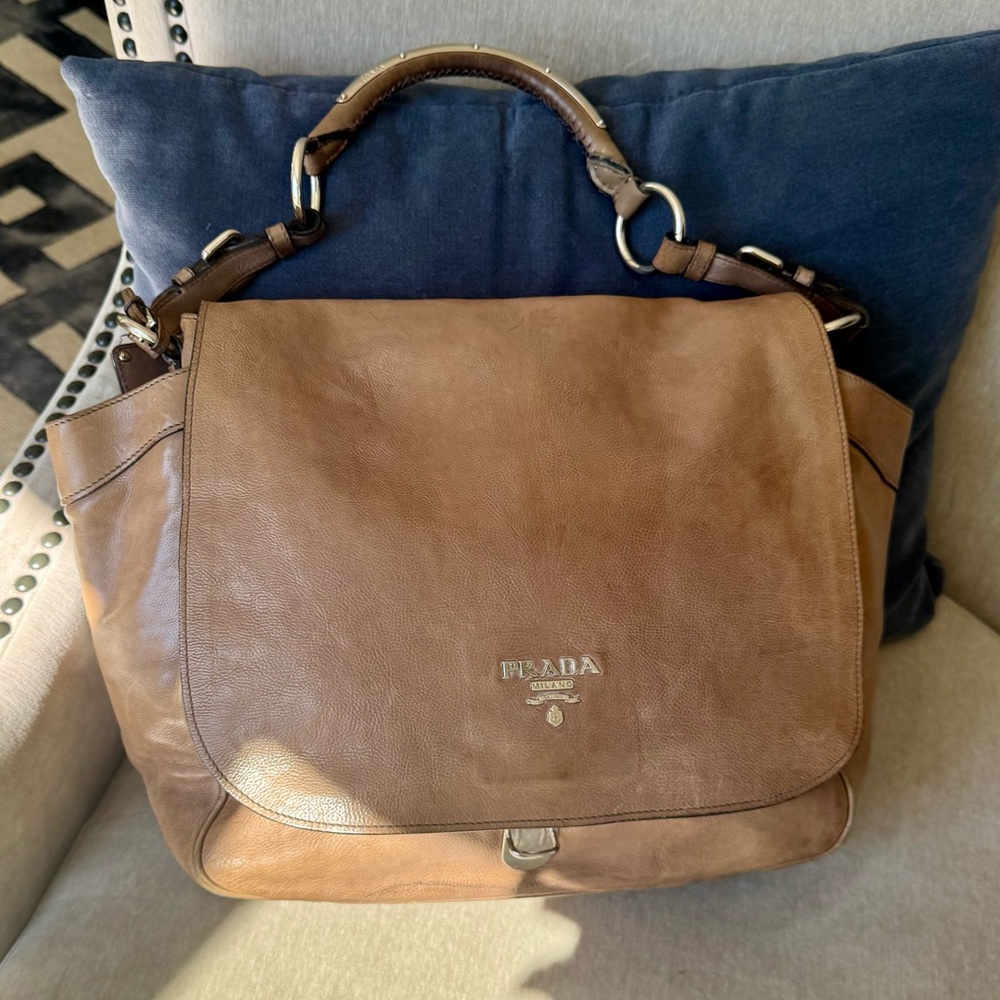 PRADA Leather Shoulder purse